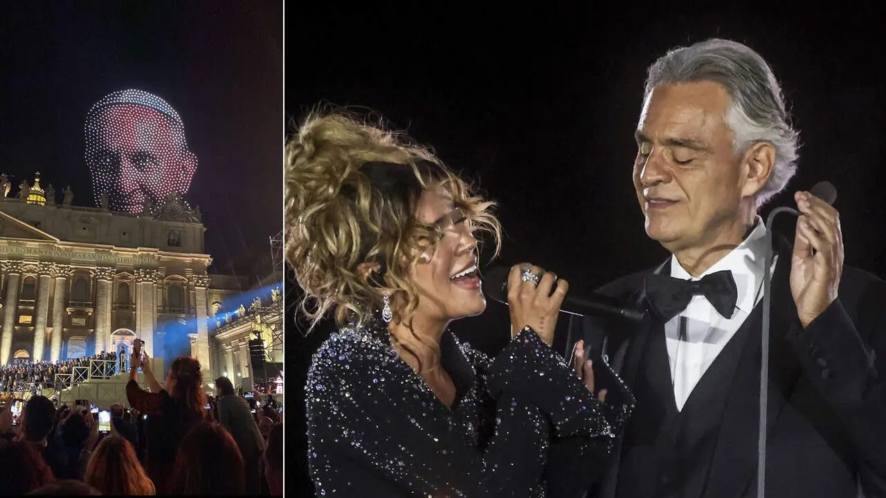 VIDEO| Andrea Bocelli y Karol G emocionan en el Vaticano con Grace for the World 2025