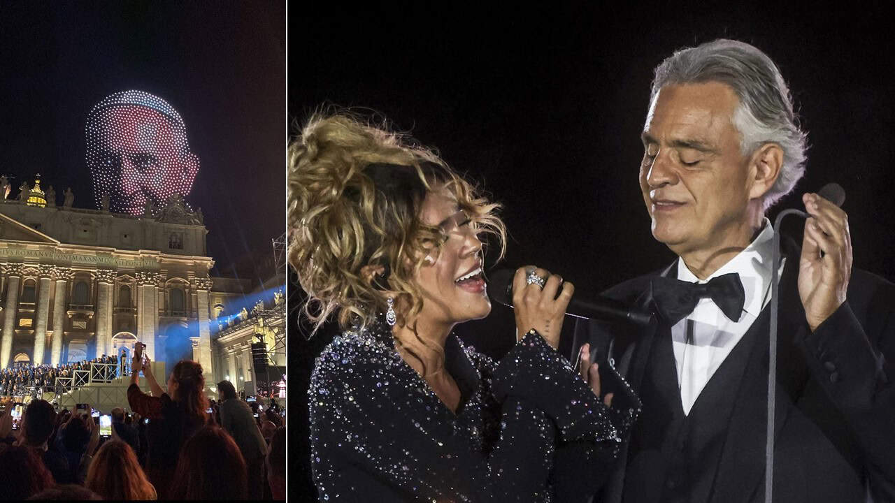 VIDEO| Andrea Bocelli y Karol G emocionan en el Vaticano con Grace for the World 2025