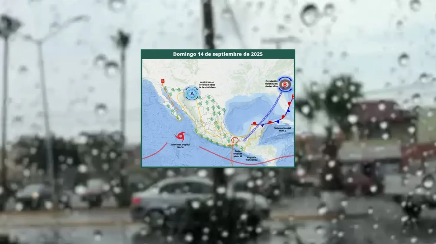 Clima en Sonora hoy 14 de septiembre: Se prevé lluvias, tormentas eléctricas y fuertes vientos