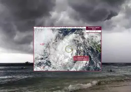 "Mario" se intensifica nuevamente frente a Baja California Sur ¿Cuál es su trayectoria?