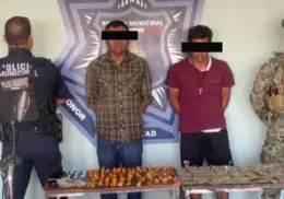 Capturan a dos con droga en el Campanario, al oriente de Ciudad Obregón