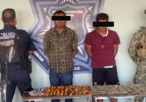 Capturan a dos con droga en el Campanario, al oriente de Ciudad Obregón