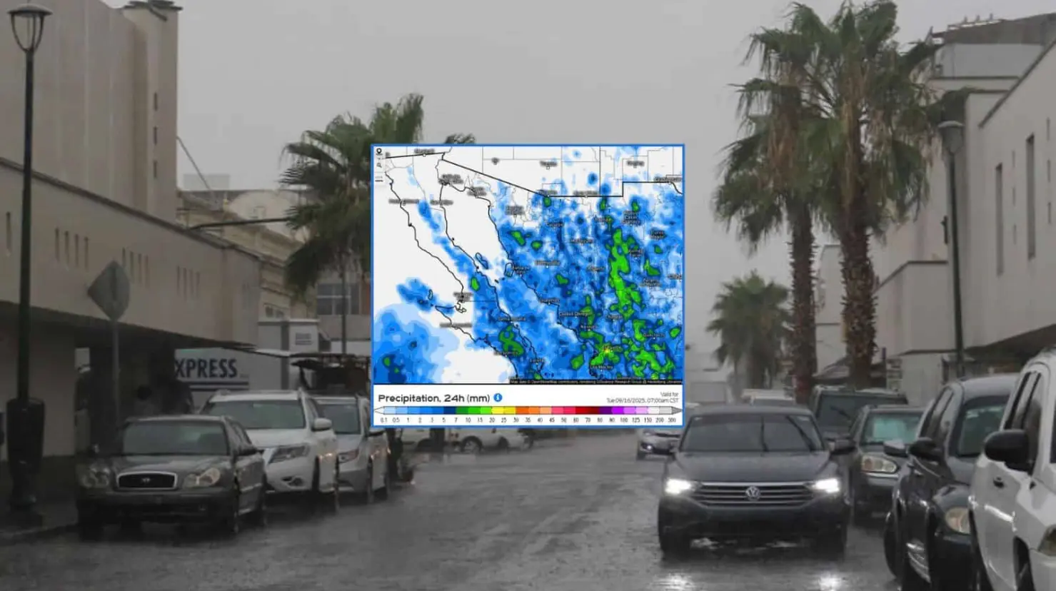 Clima en Hermosillo hoy 16 de septiembre; se pronostica lluvia para este martes