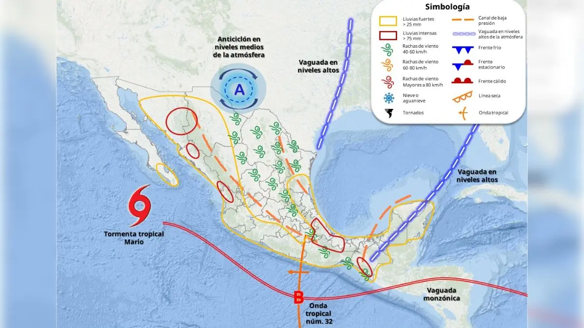 clima en sonora hoy 15 de septiembre