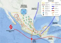 Clima en Sonora hoy 15 de septiembre: "Mario" reforzarán la probabilidad de lluvia