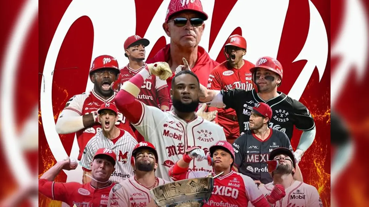 Diablos Rojos del México, campeón del beisbol de la liga de verano