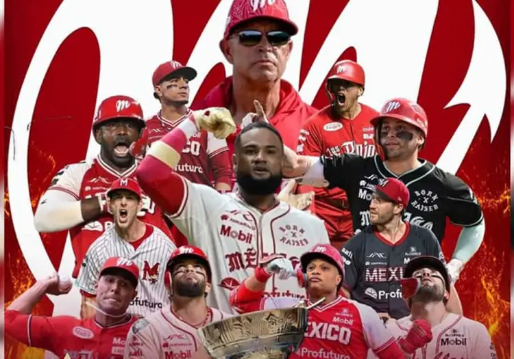 Diablos Rojos del México, campeón del beisbol de la liga de verano