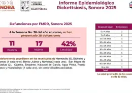 Sube a 28 el número de muertes por rickettsia en Sonora