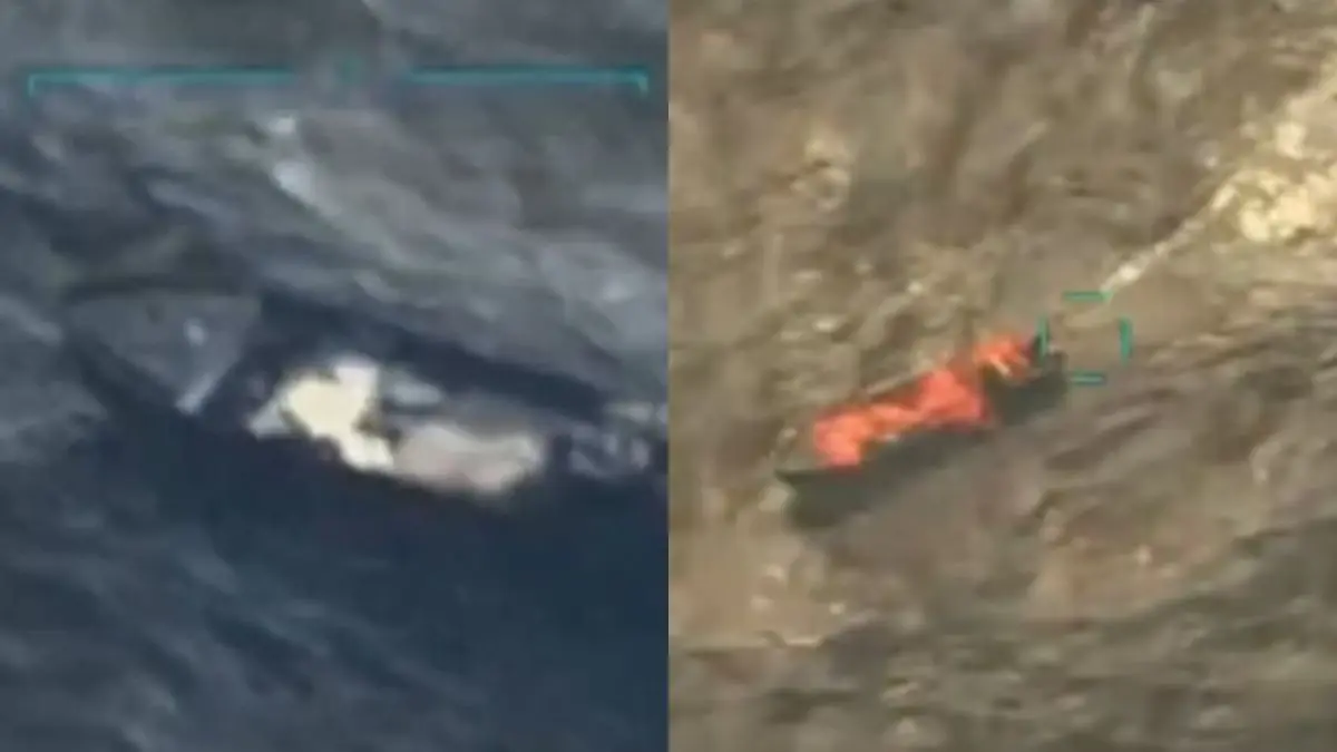 Estados Unidos hunde un segundo barco venezolano