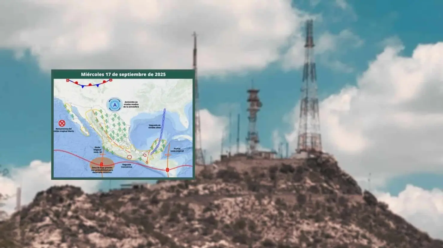 Clima en Hermosillo hoy 17 de septiembre; miércoles caluroso en la capital sonorense