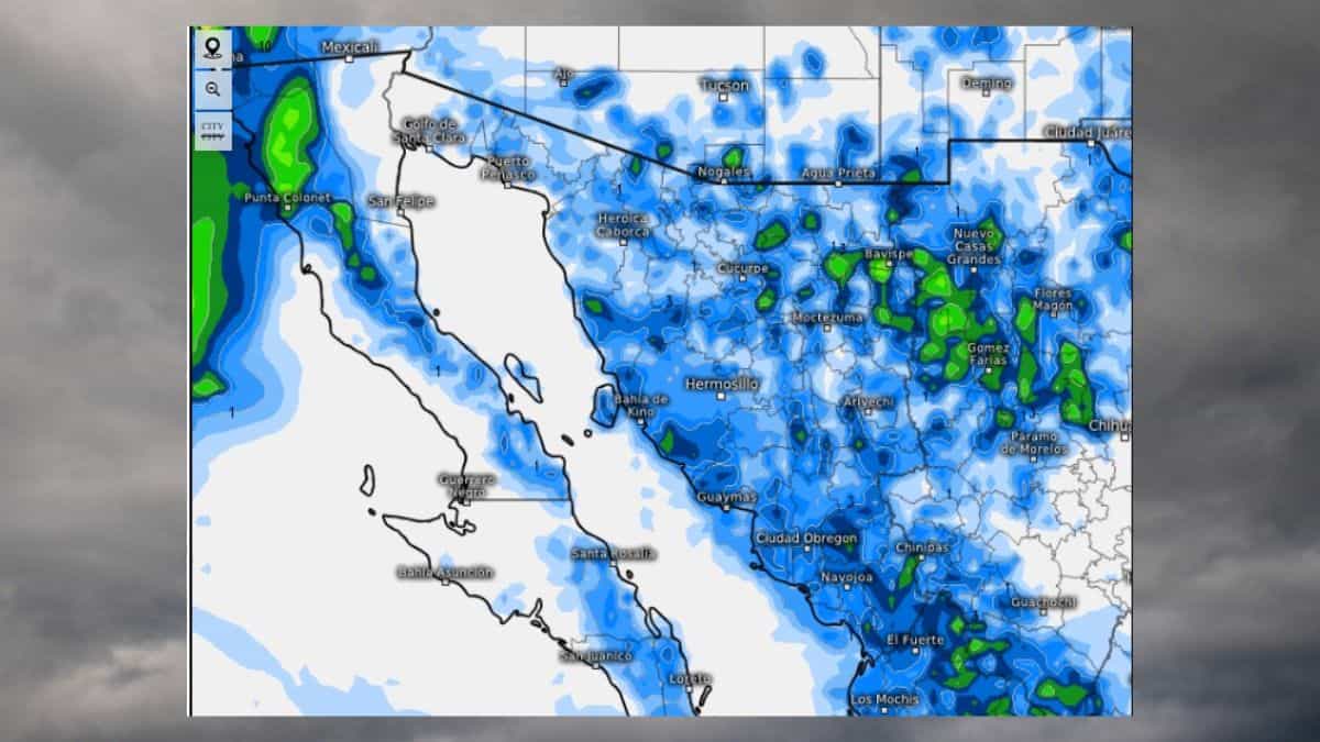 Clima en Sonora hoy 16 de septiembre: pronóstico de lluvias, calor y fuertes vientos