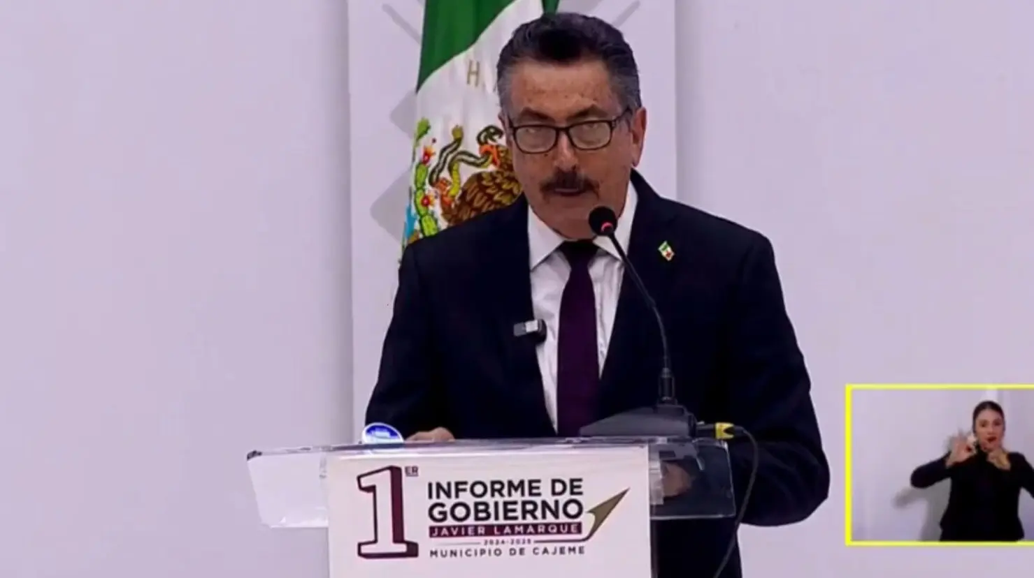 Javier Lamarque, alcalde de Cajeme, rinde su primer informe de Gobierno