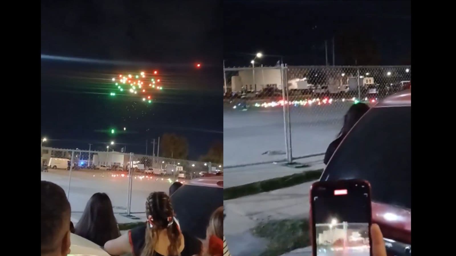 VIDEO | Show de drones fracasa tras chocar y caer al suelo en celebración del Grito de Independencia