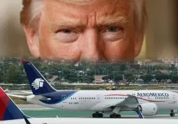 Trump ordena poner fin al acuerdo entre Aeroméxico y Delta para antes del 1 de enero