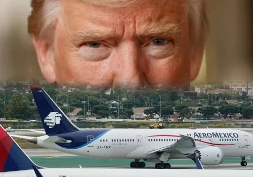 Trump ordena poner fin al acuerdo entre Aeroméxico y Delta para antes del 1 de enero