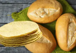 ¿Cuántas tortillas de maíz equivalen a un bolillo? Comparativa nutricional, calórica