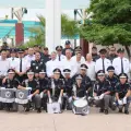 Honra Seguridad Pública en honores cívicos el 215 aniversario de la Independencia