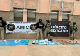 Aseguran más de 6 mil dosis de droga durante cateo en Hermosillo