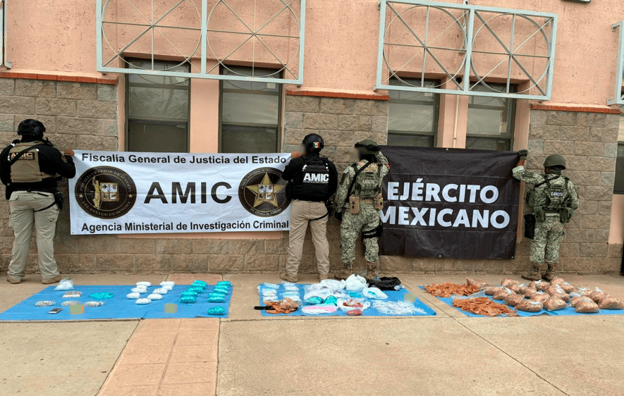 Aseguran más de 6 mil dosis de droga durante cateo en Hermosillo
