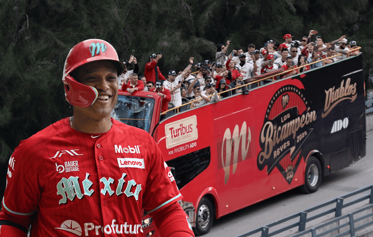 Diablos Rojos celebran el Bicampeonato en CDMX y Robinson Canó anuncia: Volveré uno más