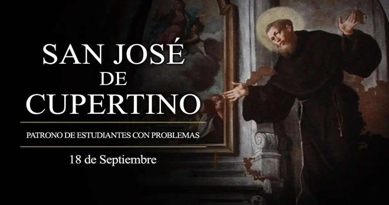 La Iglesia católica celebra en su santoral las festividades de San José de Cupertino.