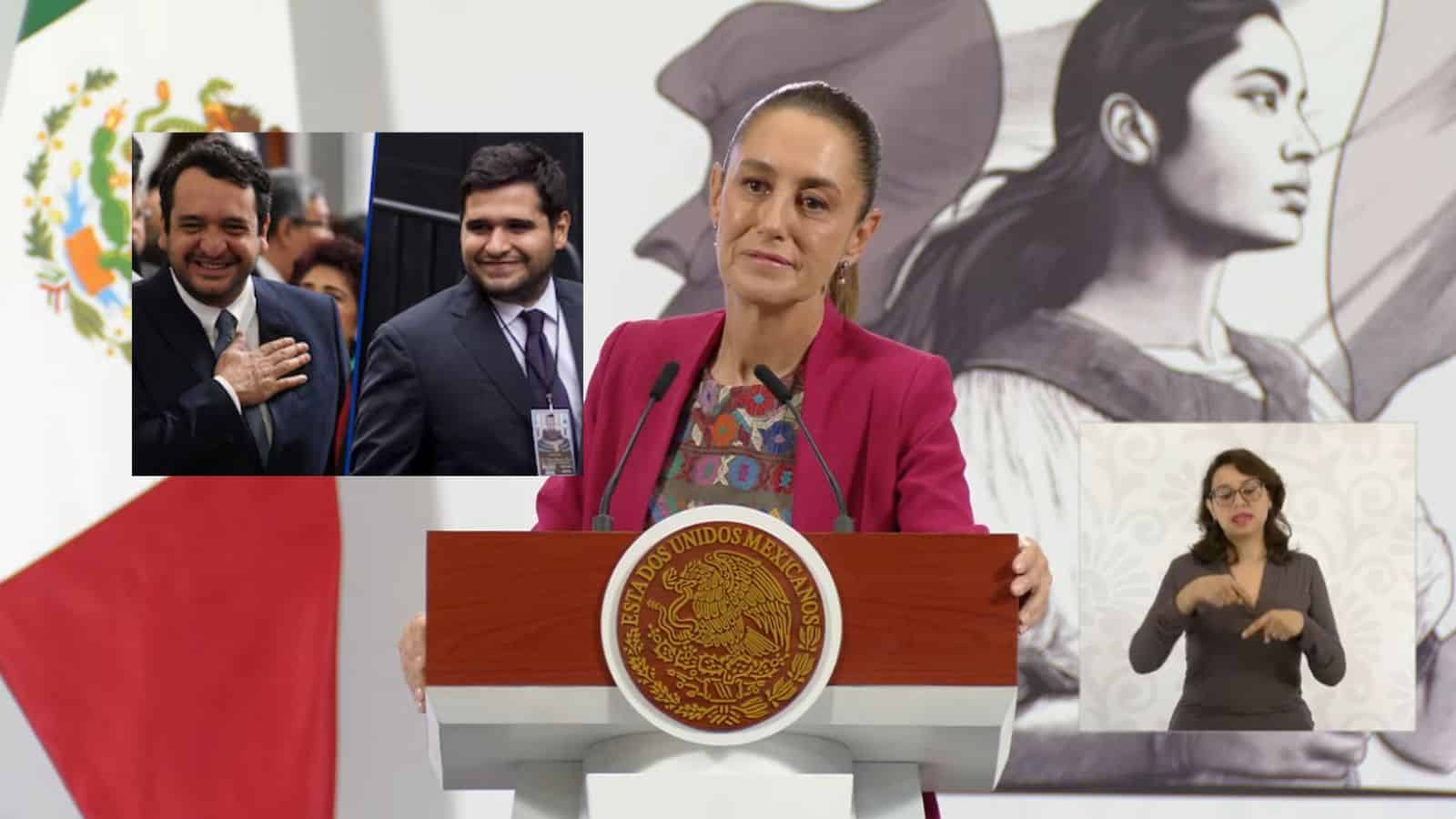 Sheinbaum señala sobre amparos de Andy y Gonzalo López Beltrán: Es parte de una campaña de calumnias