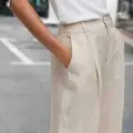 ¿Es posible usar pantalones de lino en otoño? 5 ideas que te inspirarán