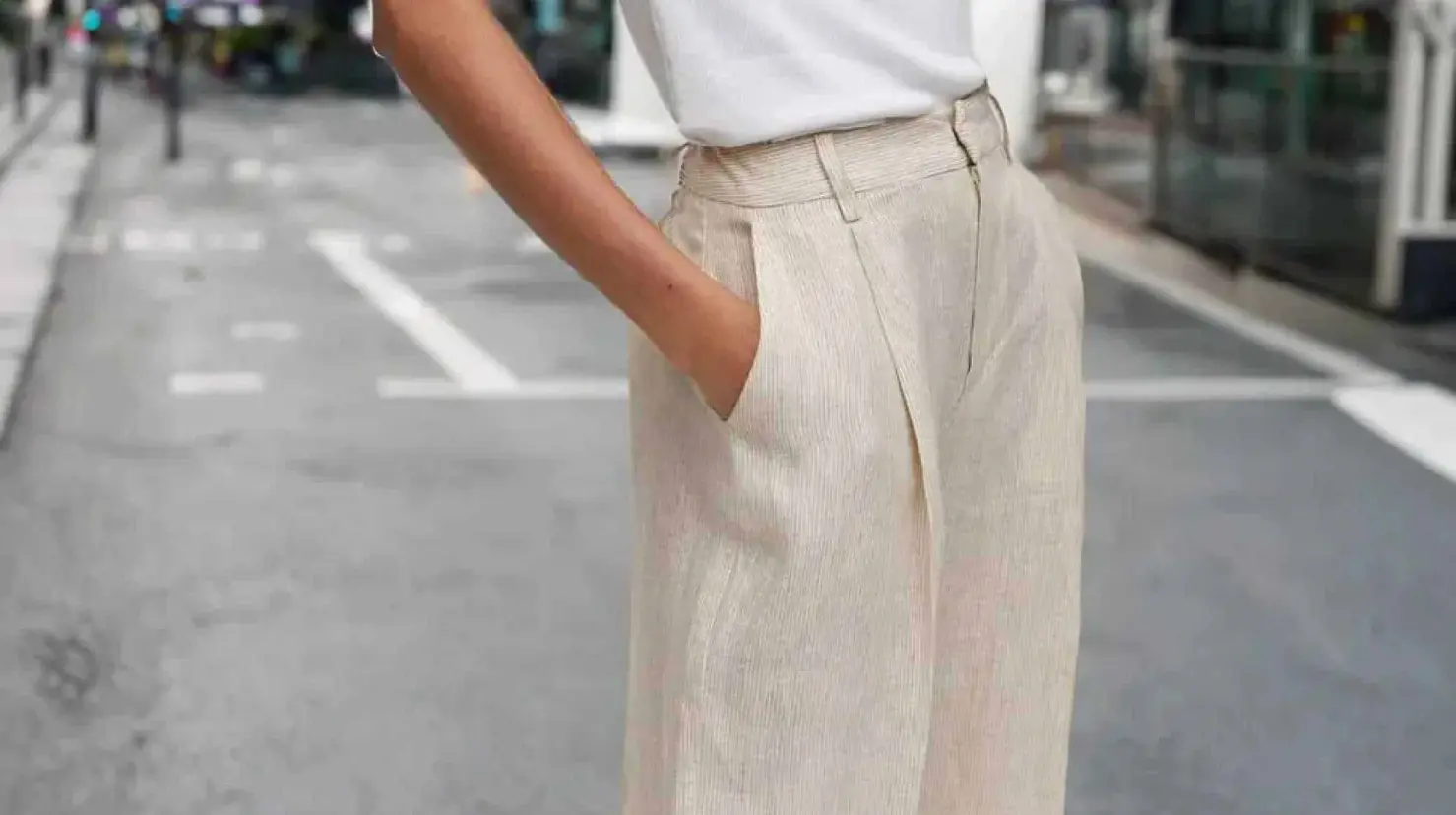 ¿Es posible usar pantalones de lino en otoño? 5 ideas que te inspirarán