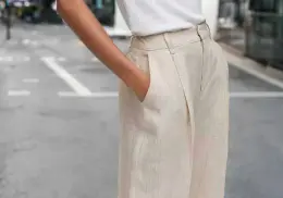 ¿Es posible usar pantalones de lino en otoño? 5 ideas que te inspirarán