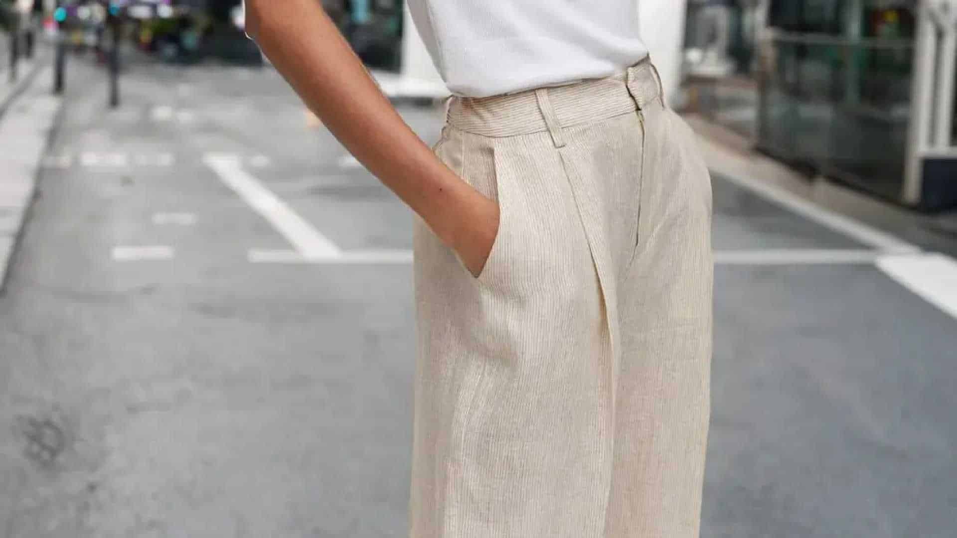 ¿Es posible usar pantalones de lino en otoño? 5 ideas que te inspirarán