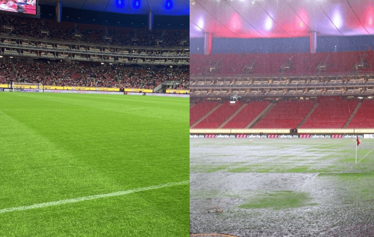 ¿Cuál es la tecnología anti inundaciones del Estadio Akron y qué otros estadios del mundo la utilizan?