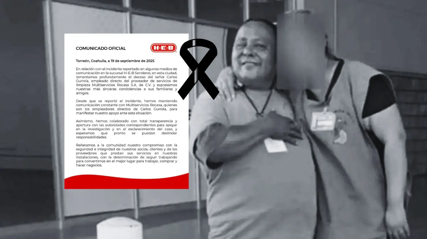 HEB México emite comunicado tras la muerte de Carlos Gurrola en Torreón