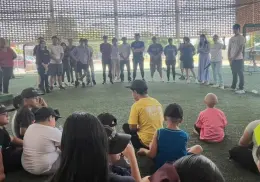 Niños guerreros viven jornada de inclusión y deporte en BTED Obregón