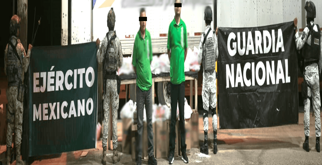 Hallan más de 200 kilos de droga en tráiler que transportaba jabón, al norte de Sonora