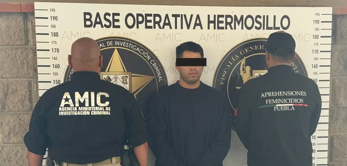"Cae" en Nogales sujeto buscado por feminicidio en Puebla
