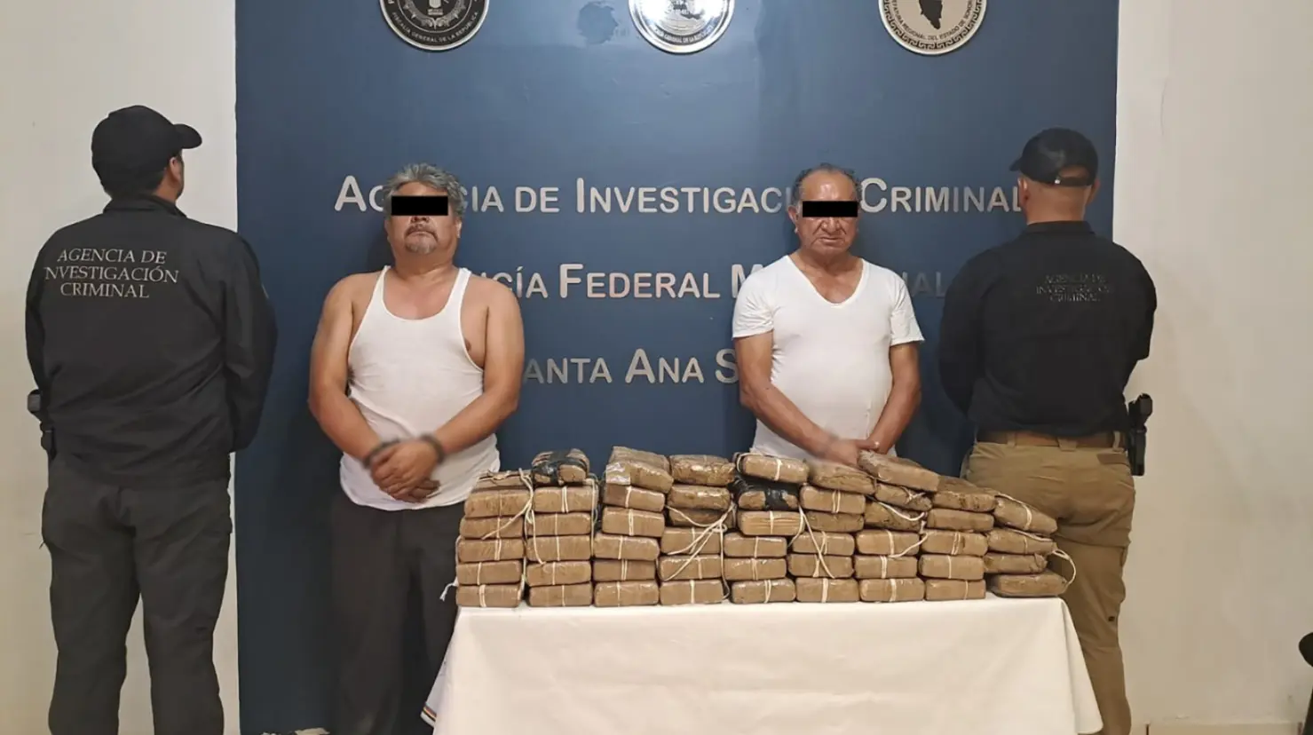 Detienen a dos en carretera del norte de Sonora; transportaban 50 kilos de drogas