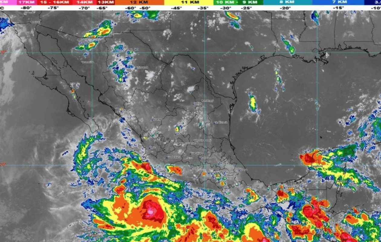 Huracán Narda impactará con lluvias intensas y alto oleaje en varios estados