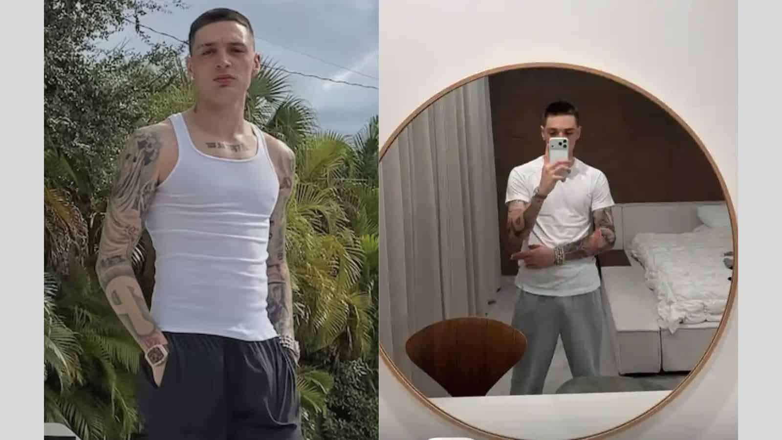 Peso Pluma sorprende con radical cambio de look y presume el nuevo iPhone 17 Pro Max