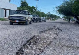 Atenderán baches en Navojoa, lo harán con concreto hidráulico