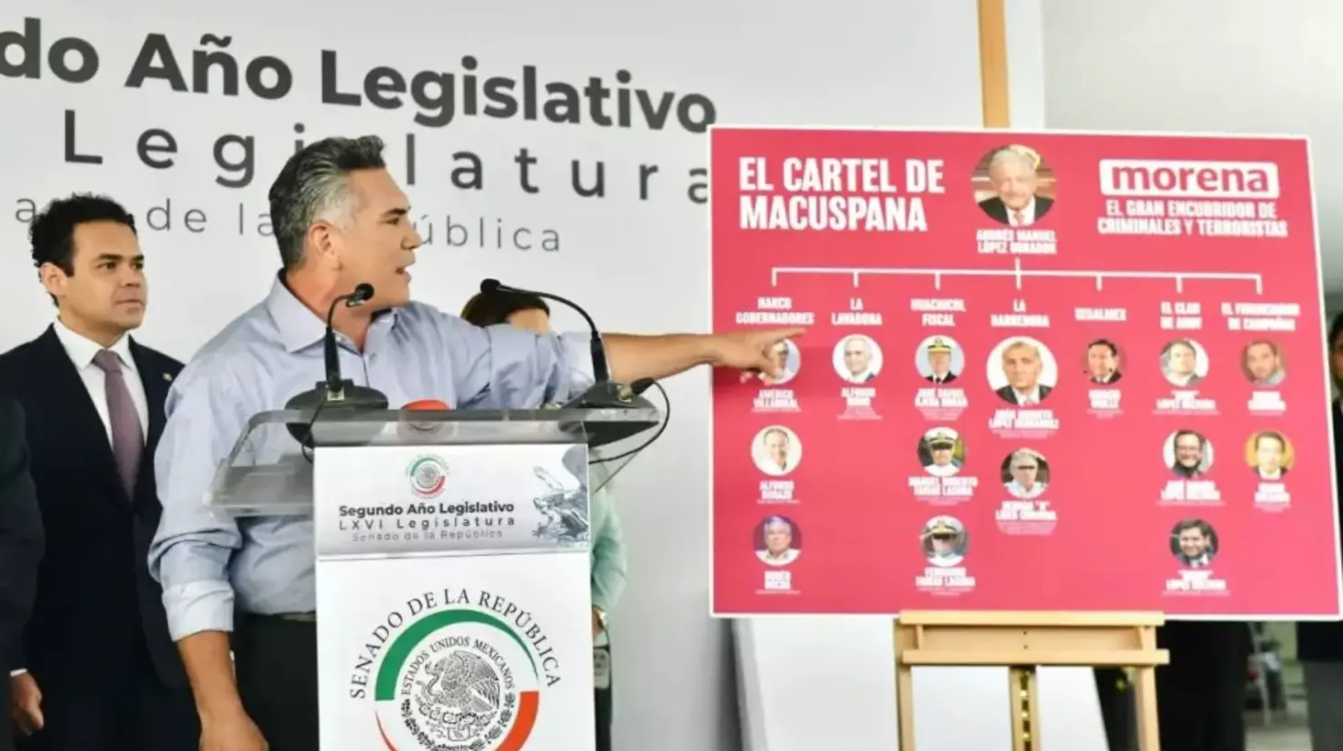 "Alito" Moreno presenta el "Cártel de Macuspana" y asegura haber enviado pruebas a la DEA y al FBI