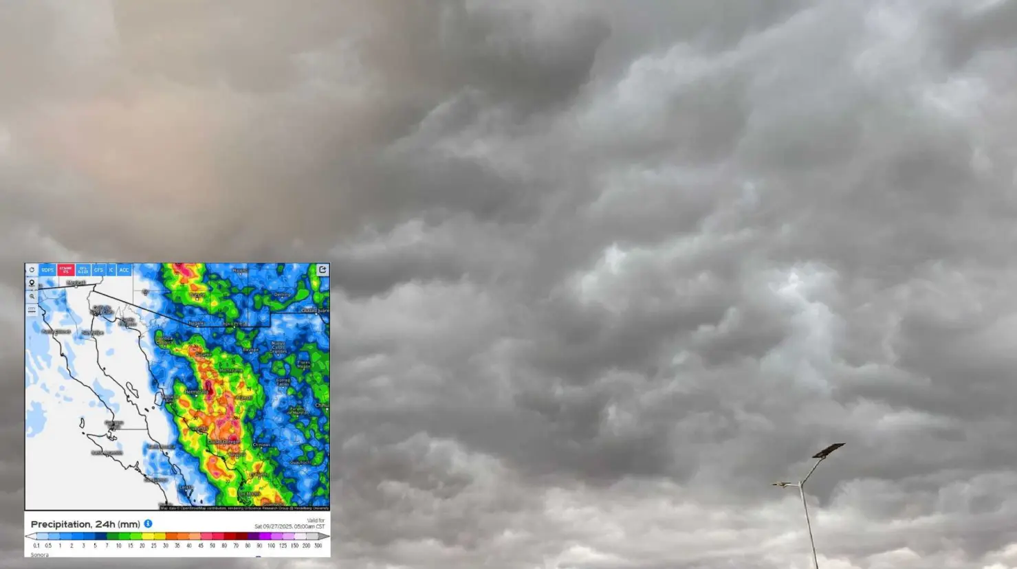 Clima en Sonora hoy miércoles 24 de septiembre: Calor extremo y lluvias por monzón para el estado