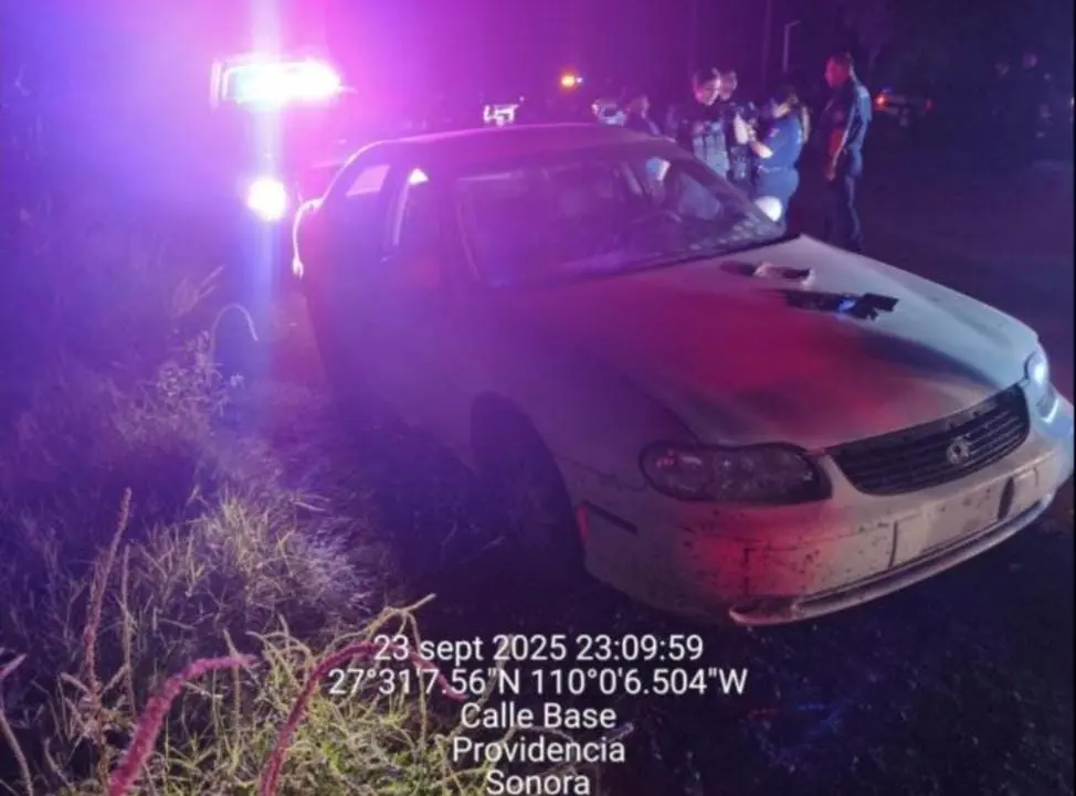 Detienen a dos hombres con auto robado en carretera a Providencia