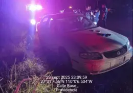 Detienen a dos hombres con auto robado en carretera a Providencia