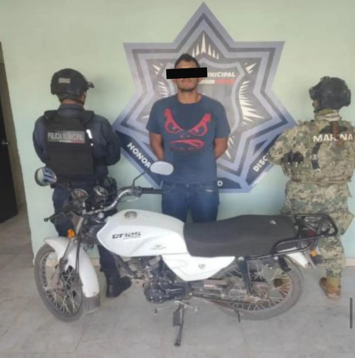 Lo detienen por robo de moto en Ciudad Obregón