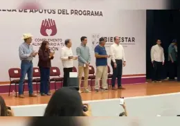 Secretaría del Bienestar entrega apoyos