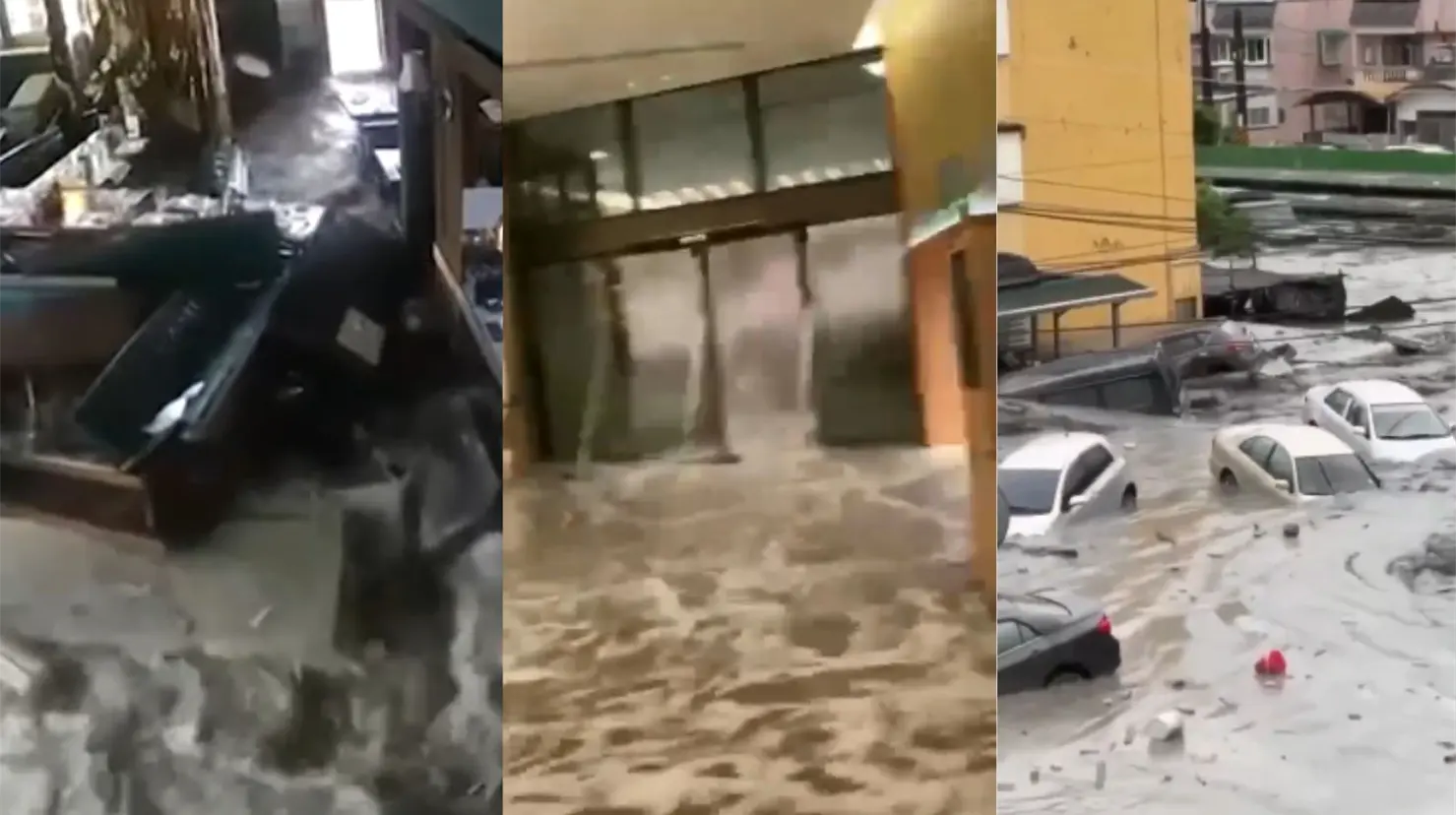 VIDEO | El Tifón Ragasa en Hong Kong deja impactantes imágenes de inundaciones en negocios y calles