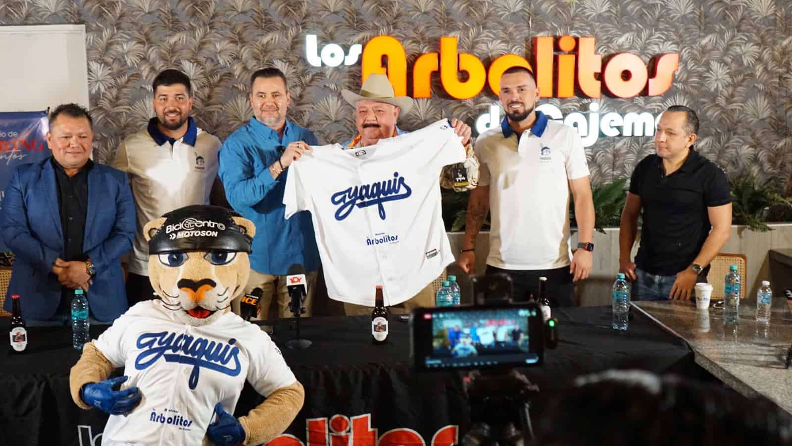 Yaquis de Obregón anuncia patrocinador de lujo