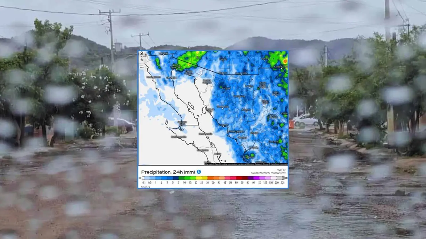 Clima en Hermosillo hoy 27 de septiembre; se prevé un sábado lluvioso en la capital sonorense