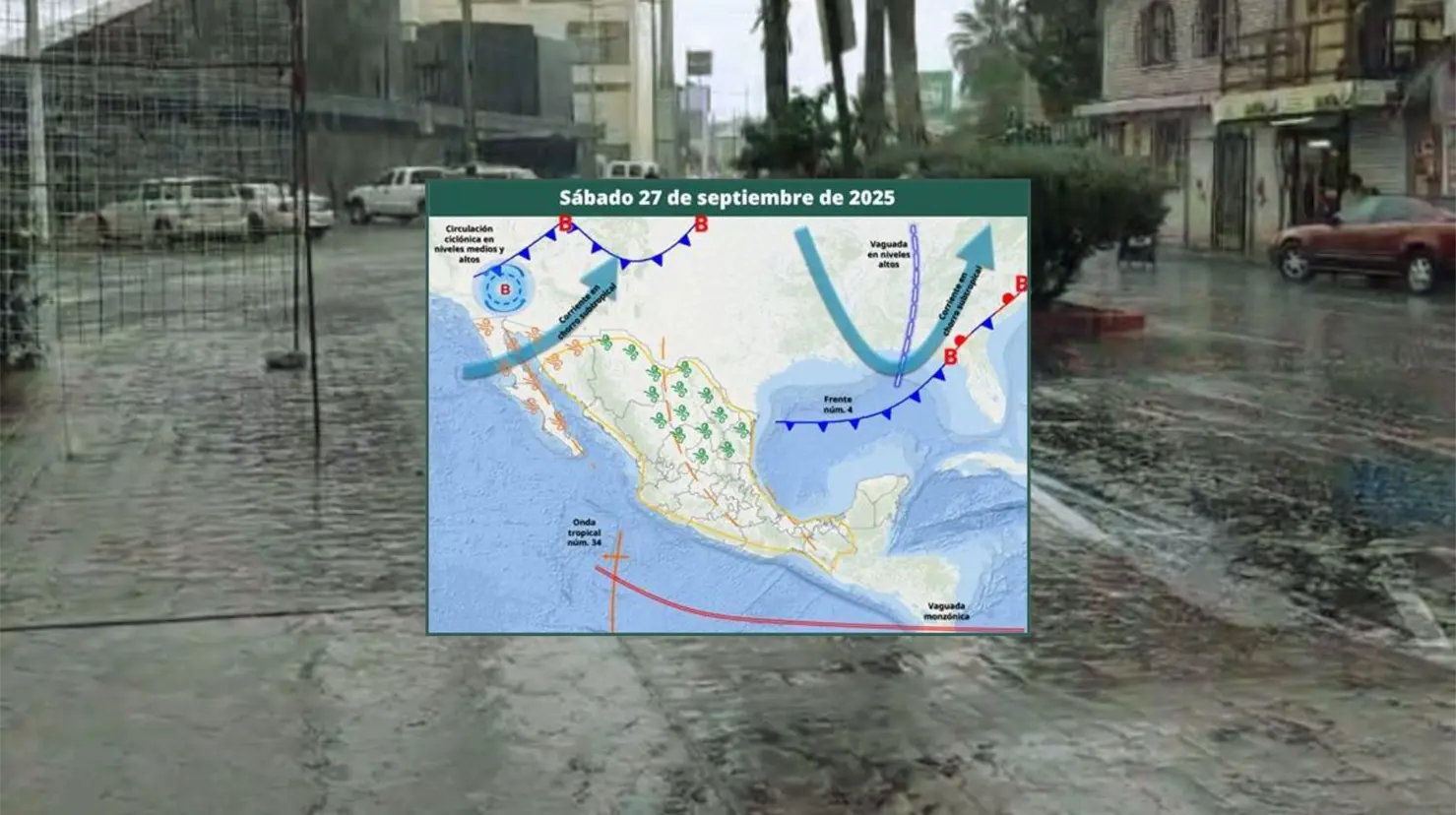 Clima en Sonora hoy 27 de septiembre: Se pronostican lluvias en gran parte del Estado