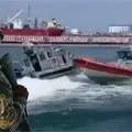 Choque entre dos embarcaciones de la Marina en Veracruz deja dos elementos lesionados